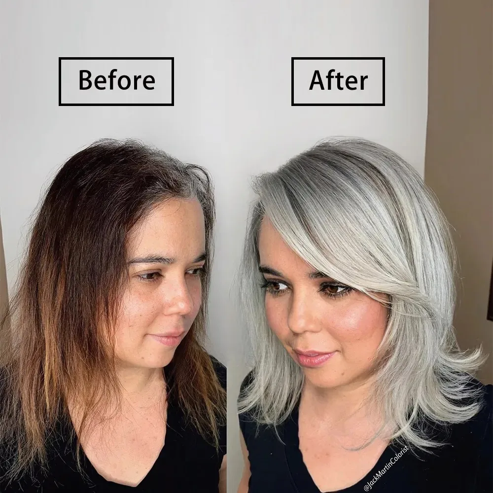 2025 High Quality Hair Bleach Powder For Professional Salon Use Low Ammonia Less Foaming&No Drip 500g