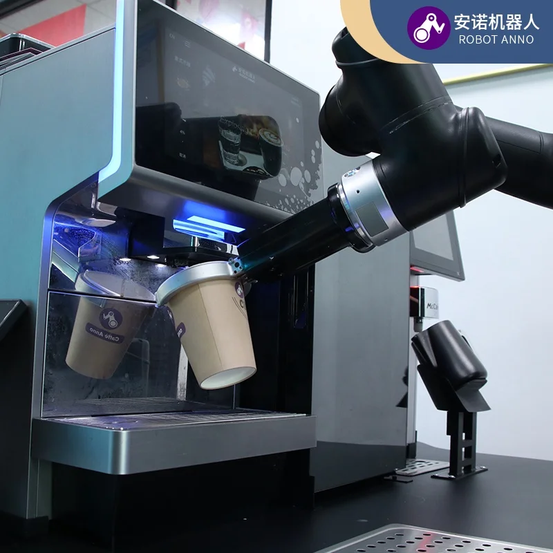 RobotAnno Professional Office Express Coffee Maker Cappuccino Latte Full Automatic Espresso Machine Coffee Vending Machine