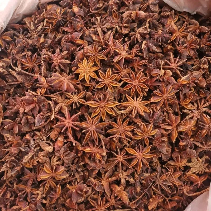 Wholesale 100% Natural Dried Whole Star Anise Hot Spicy Herb Spice with Seed and Stem Origin Direct Sales