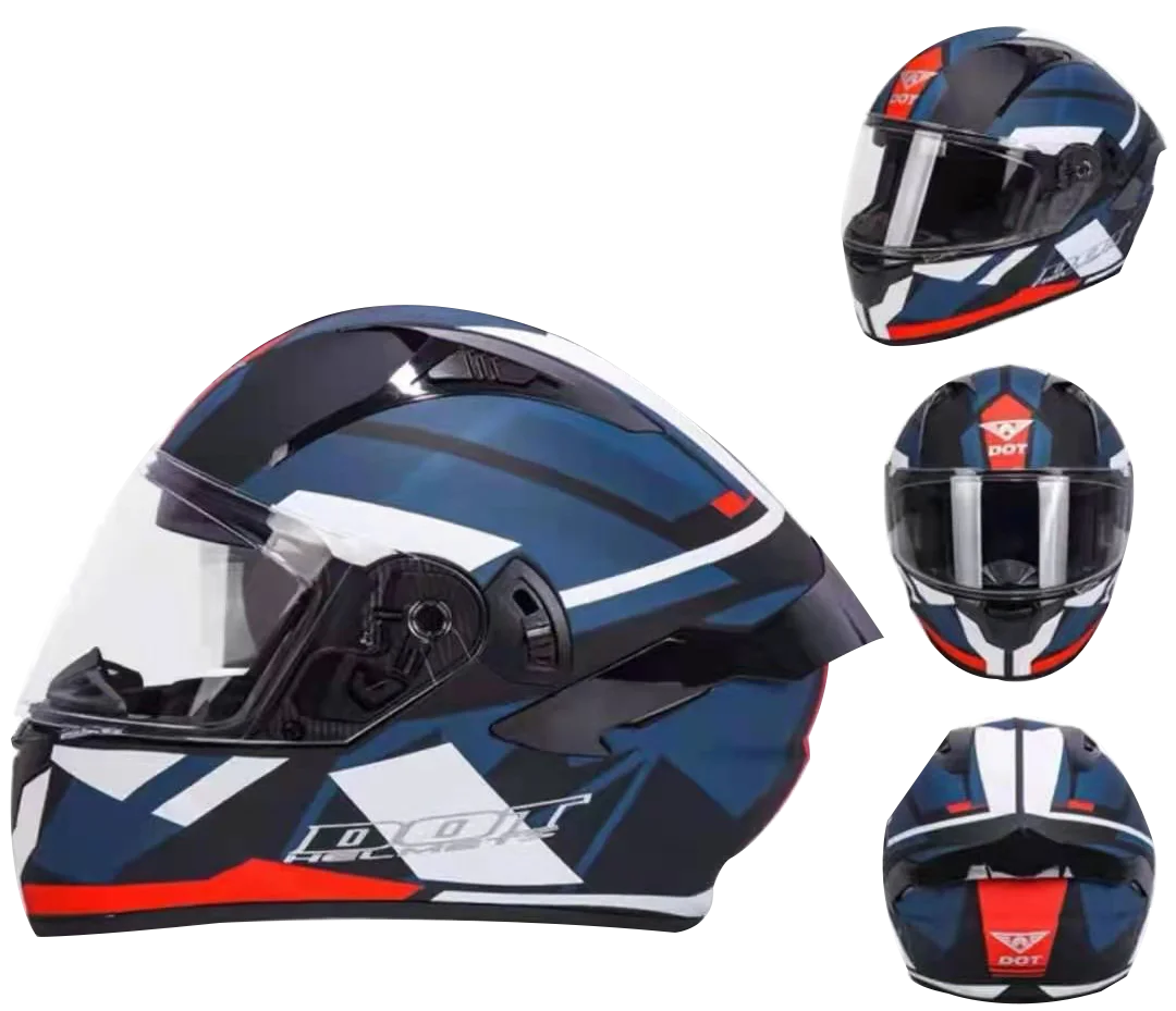 New Fashion Custom Full Face Helmet Motorcycle Factory Wholesale Abs Men Motorcycle Helmet