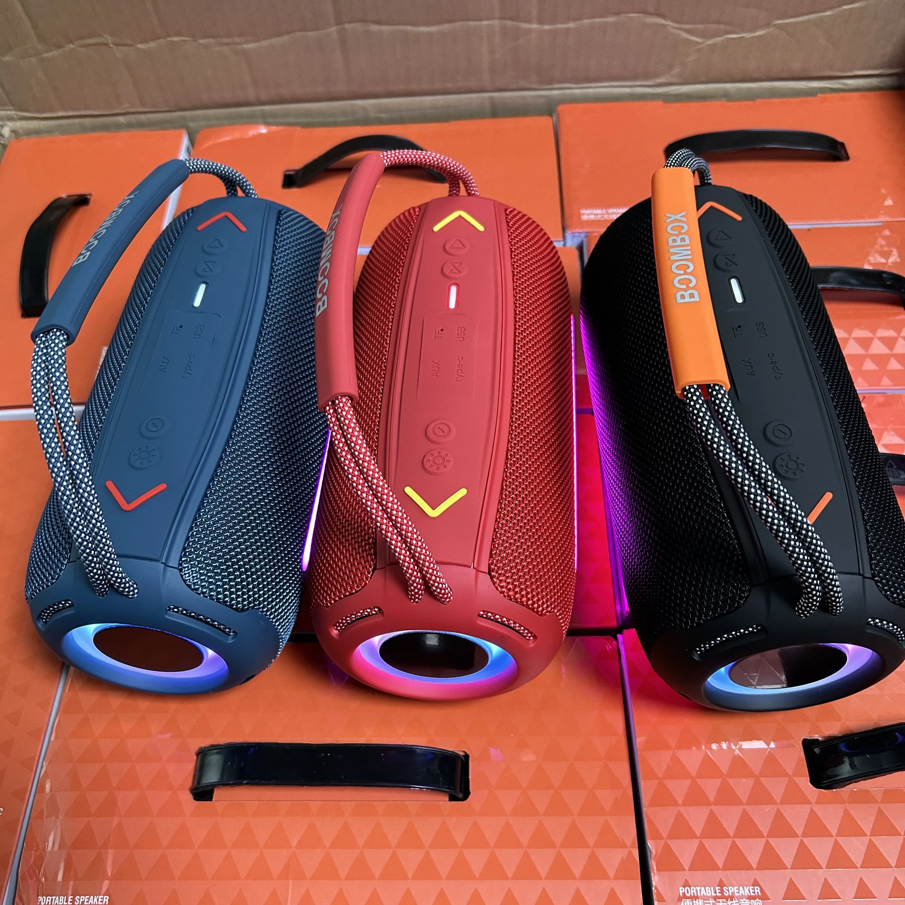 Professional TWS Speakers Boombox Waterproof Outdoor HiFi Partybox Subwoofer Party BT Speaker