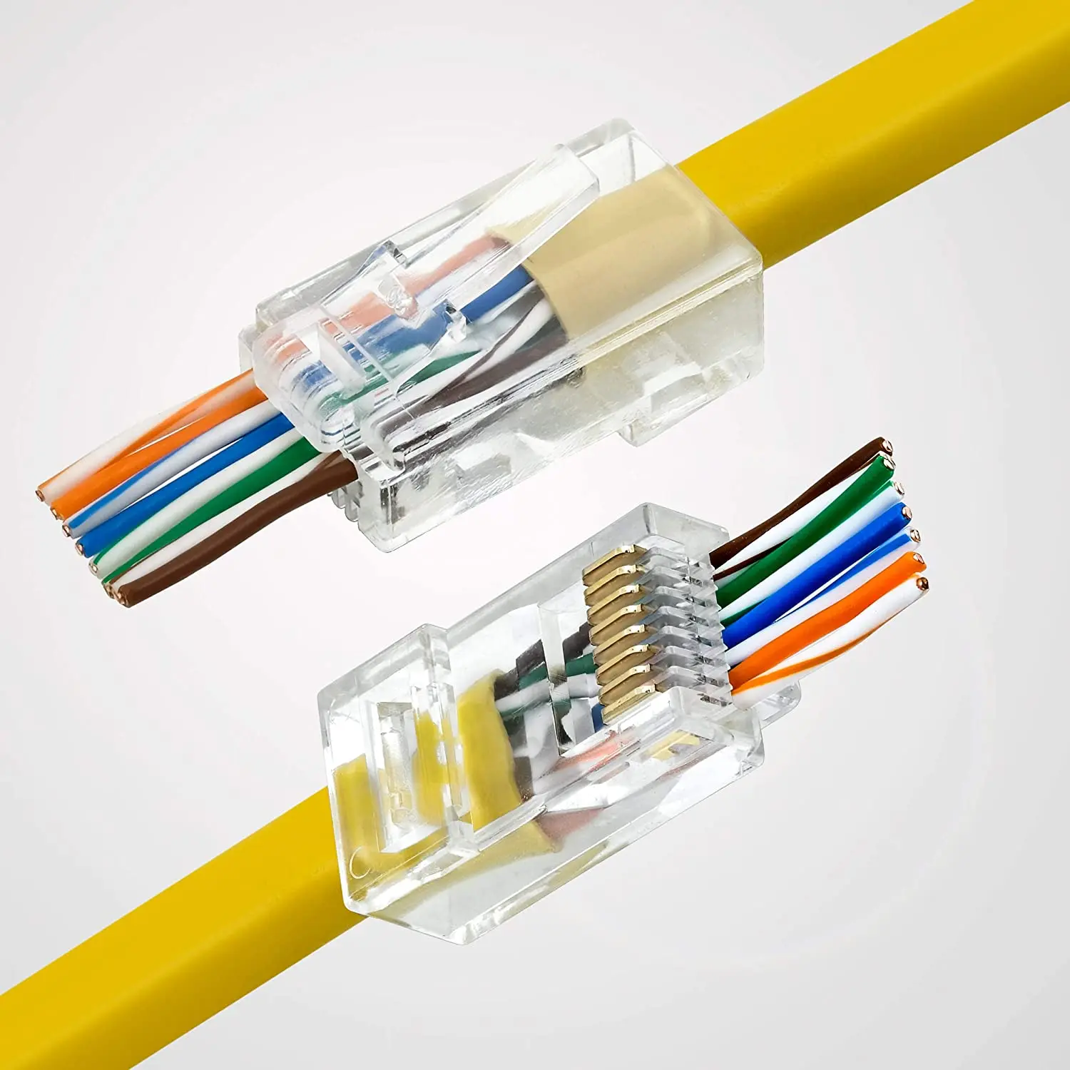 Разъем Rj45 Cat6, 8 штырьков, модульные штекеры Cat 6, сетевой Ethernet-Кабель Utp, коннектор Rj45 Cat6