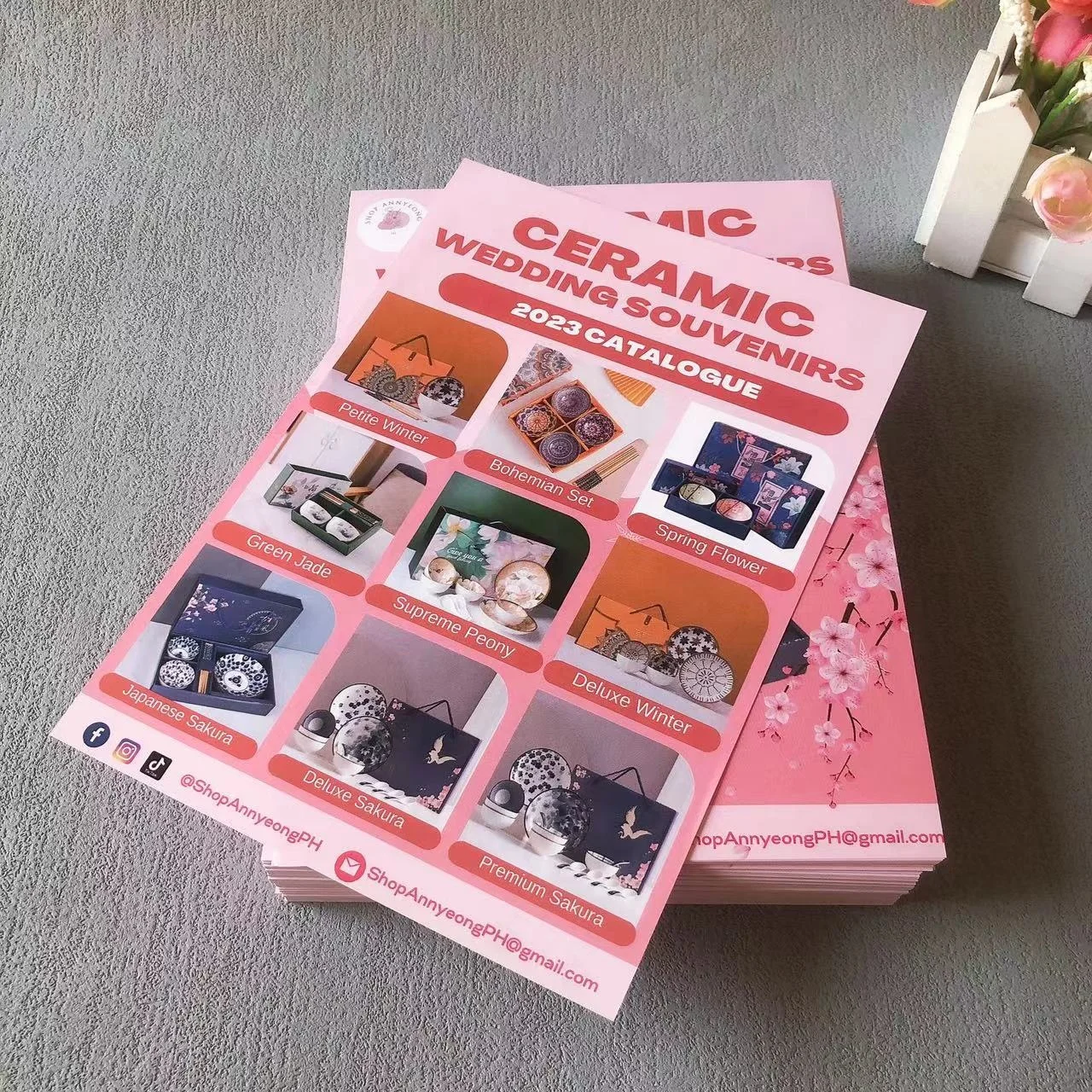 Профессиональный Печатный Роскошный Глянцевый готовый бумажный флаер для собственного малого бизнеса