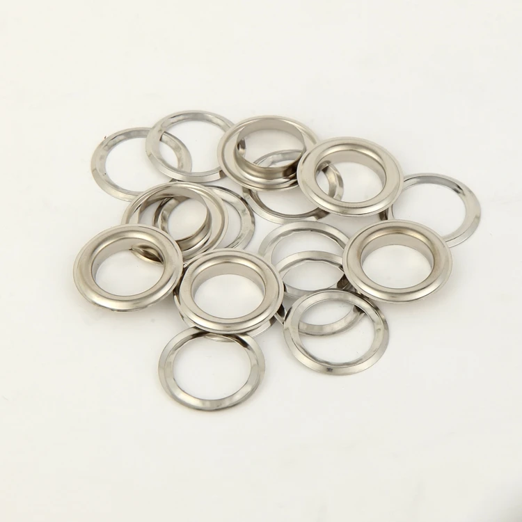 clothing bag shoes hats metal curtain eyelet size 6mm*12mm*5mm  round shape grommet cheap eyelet for garment jeans