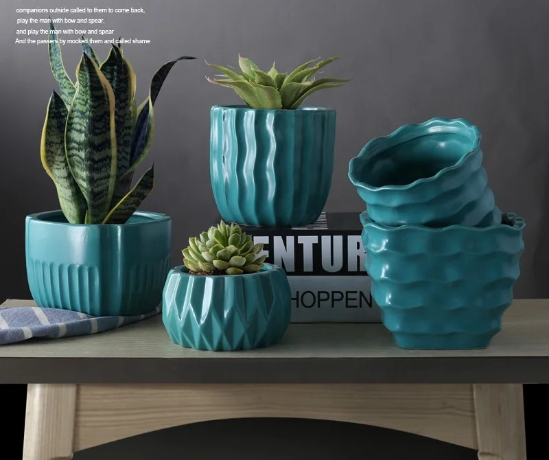 Nordic home decoration modern planter wholesale insta ceramic plant pot