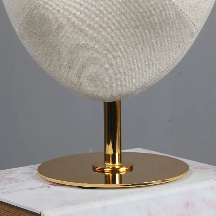 
Model Female Chest Piece Necklace Shirt Dummy Table Adjustable Half Body Props Hollow Metal Head Mannequin 