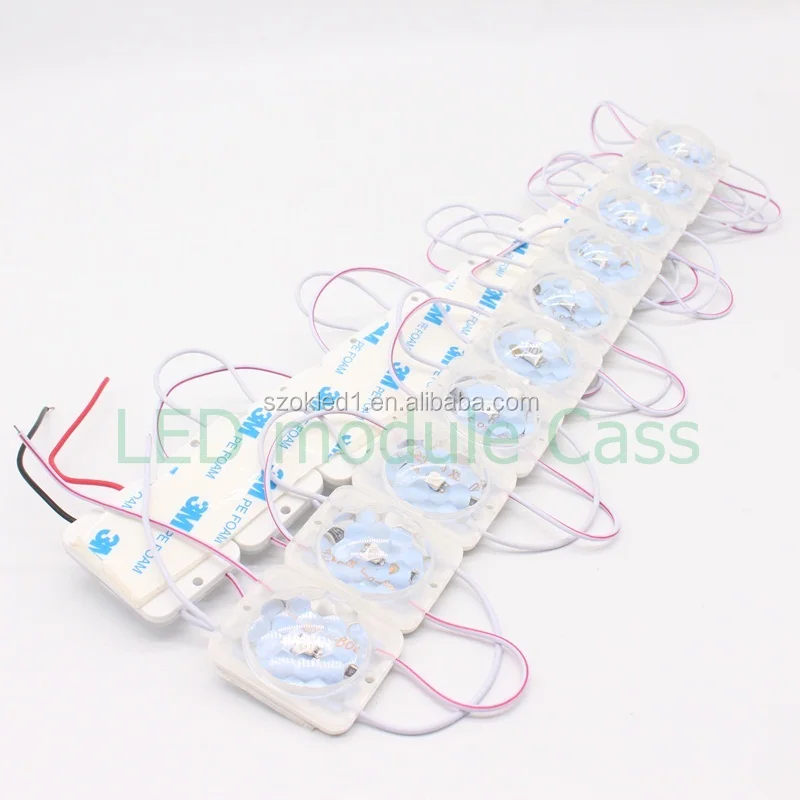 Прозрачная линза, квадратный RGB светодиодный мигающий модуль, праздничное украшение, 12 В постоянного тока, мигающий светодиодный модуль, smd 5050 светодиодный мигающий модуль