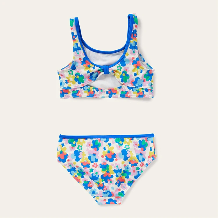 Custom Kids Swimsuit Two Piece Sublimation Print Cute Beachwear Kids Swimwear Girls