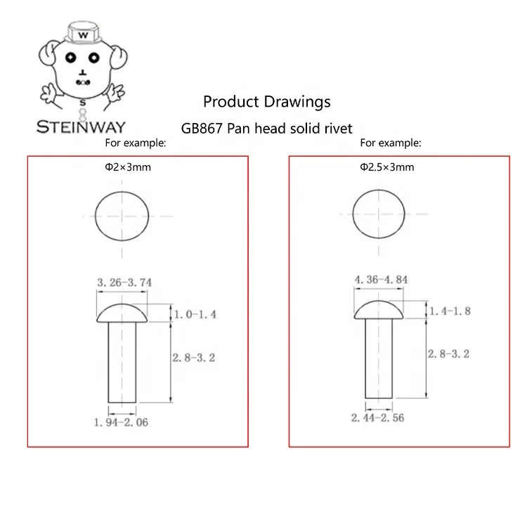 Заклепки на заказ большие хромированные заклепки из нержавеющей стали для кожаных сумок 304/316 мс твердая круглая головка 10 мм