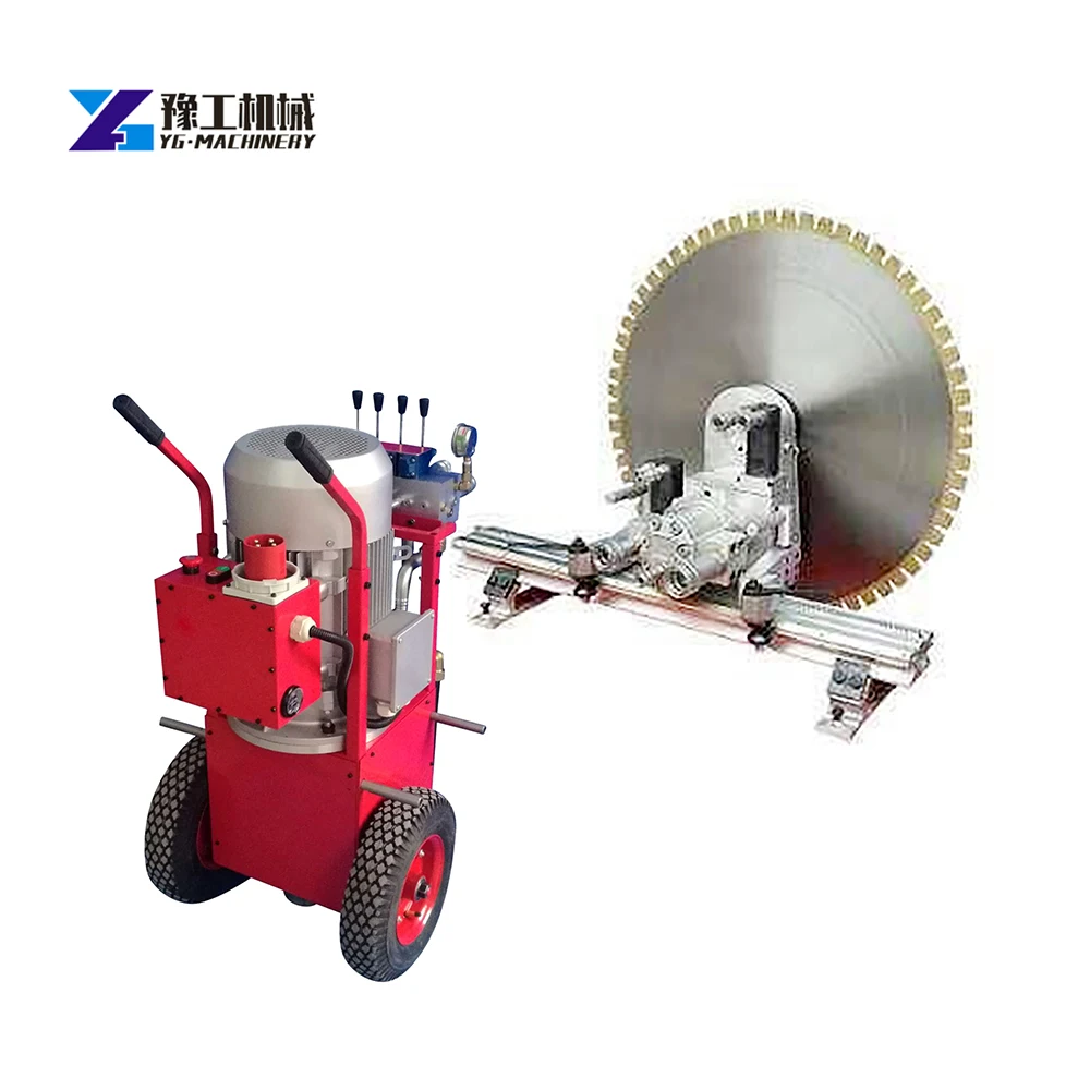 Hot selling Electric 500mm Diameter Stone Concrete Wall Groove Cutting Machine With Saw Blades