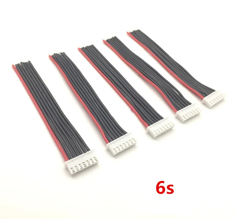 RC Lipo Battery Balance Charger Cable 2s 3s 4s 5s 6s 22AWG Cable Silicon Wire Plug For IMAX B3 B6