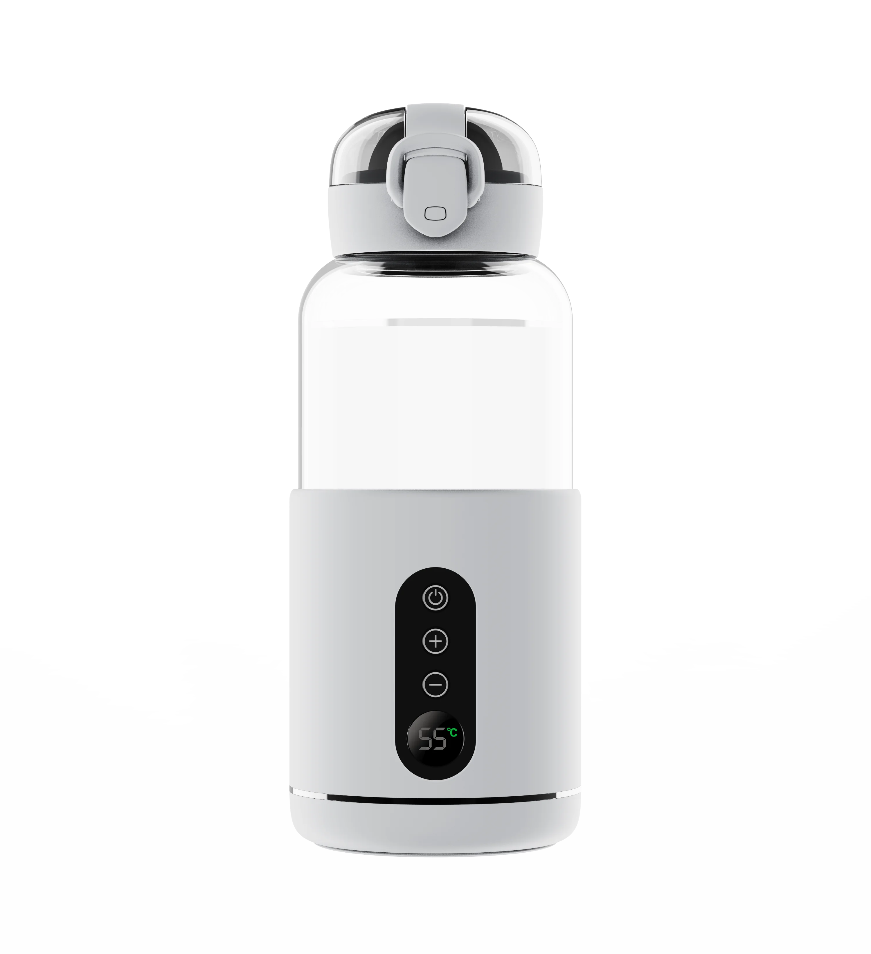 Oem Odm Usb Connect Portable Car Travel Milk Warmer Baby Bottle Warmer Defrost Warmer Lcd Display For Breast Milk Or Formula