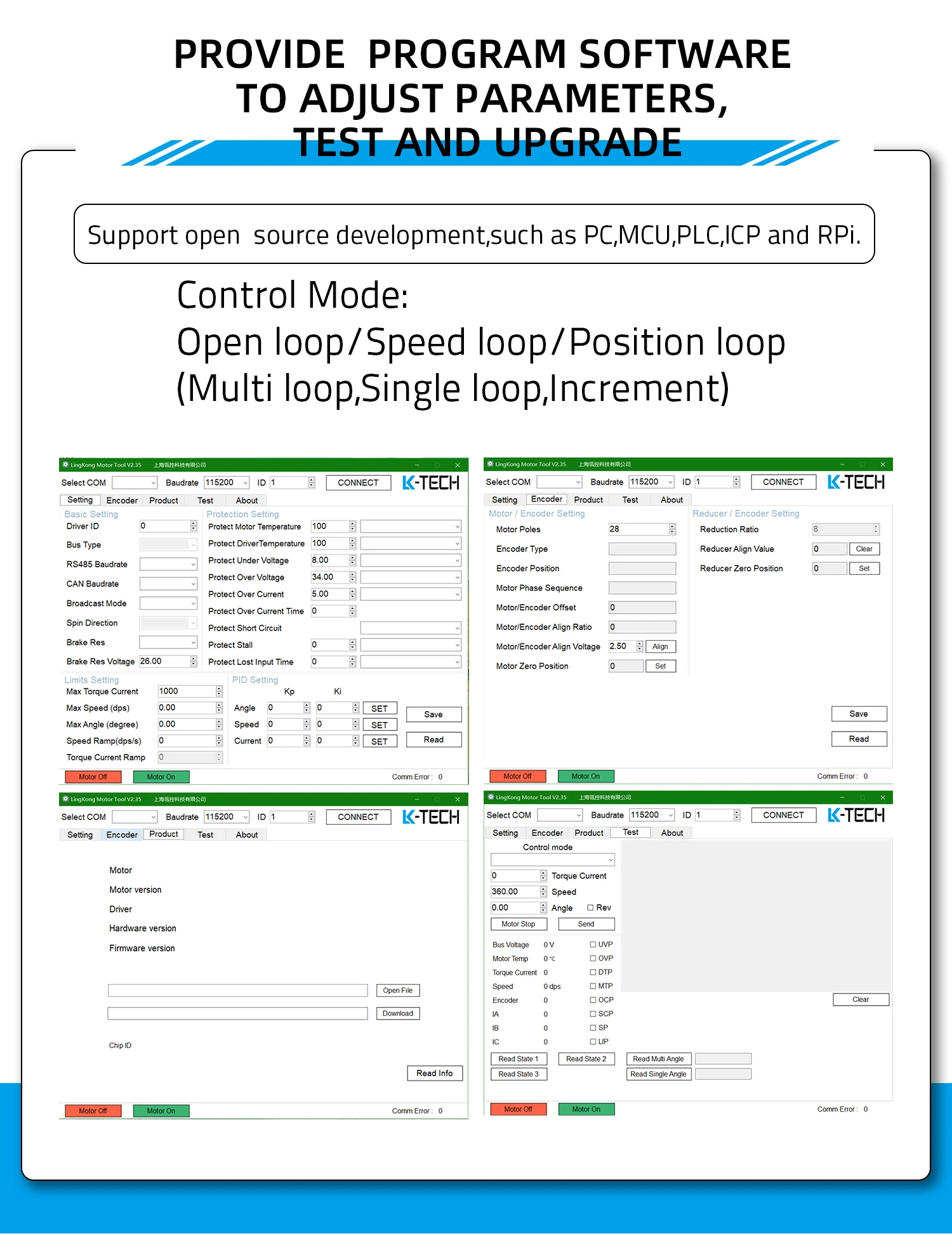 MS5015V3 16V driver intergrated micro DC brushless motor for UAV PTZ camera PTZ panoramic camera laser lidar