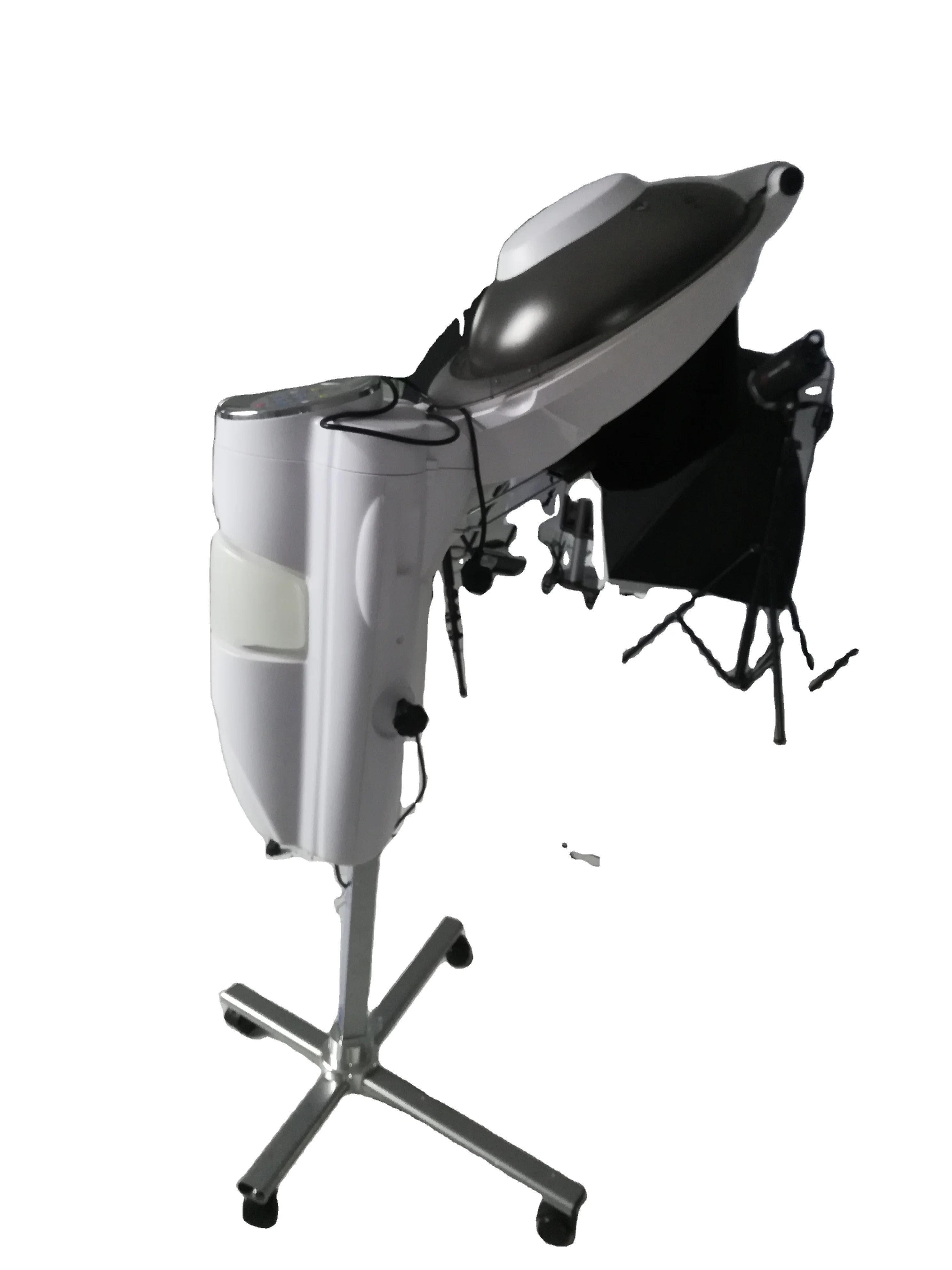 7 color LED lights nano micro mist hair steamer stand professional hair steamer machine salon equipment