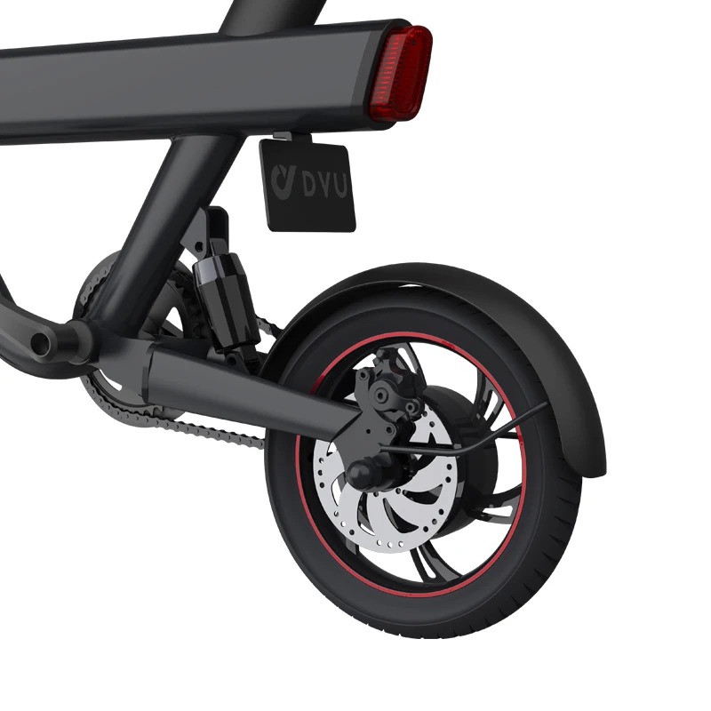 DYU V1 36V 250W Motor 10AH Battery Special Design comfortable saddle Long Range Mini E-Bike Electric