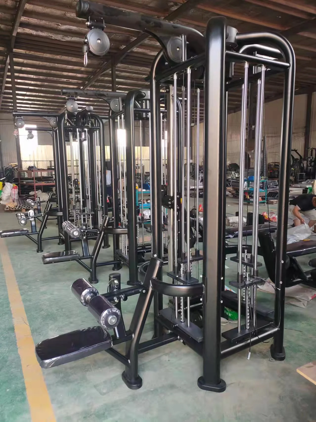 RT.L22  Factory Price Multi Function Station Gym Fitness Four Station Trainer