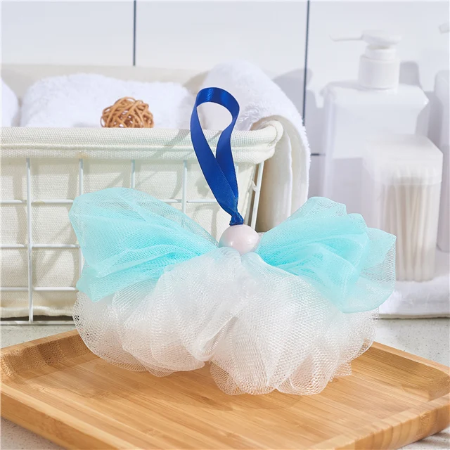 Bubble ball PE net for body cleansing mesh for bath E16