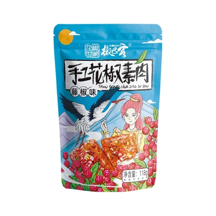  Asia crisp fries peppercorn snacks Spicy vegan meat hand made bean food pepper high output quality Healthy Konjac