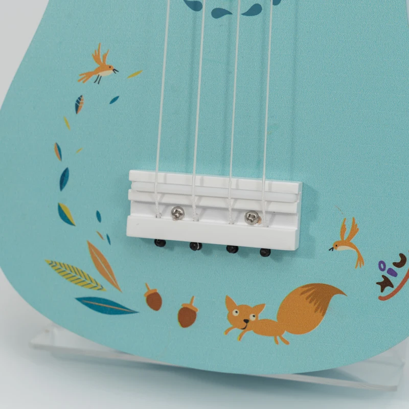 Детские игрушки ukelele 21 дюйм. 4 струны деревянные Ukeleles музыкальные инструменты для малышей обучающая игрушка начинающих