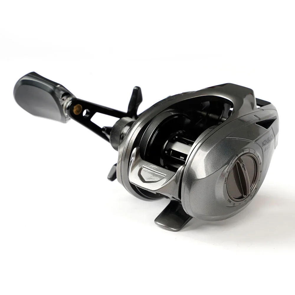 Button Magnetic Braking System 10+1 Double Shielded Stainless Steel Ball Bearings Baitcaster Reel