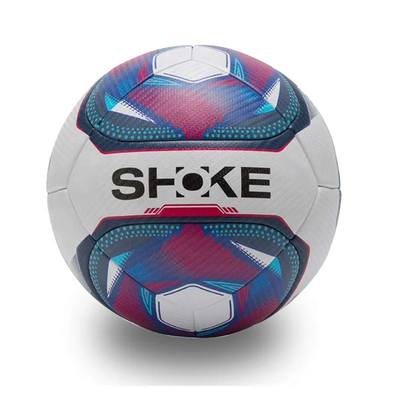 Custom premium match ball PU leathers thermal bonded size 5 soccer ball football