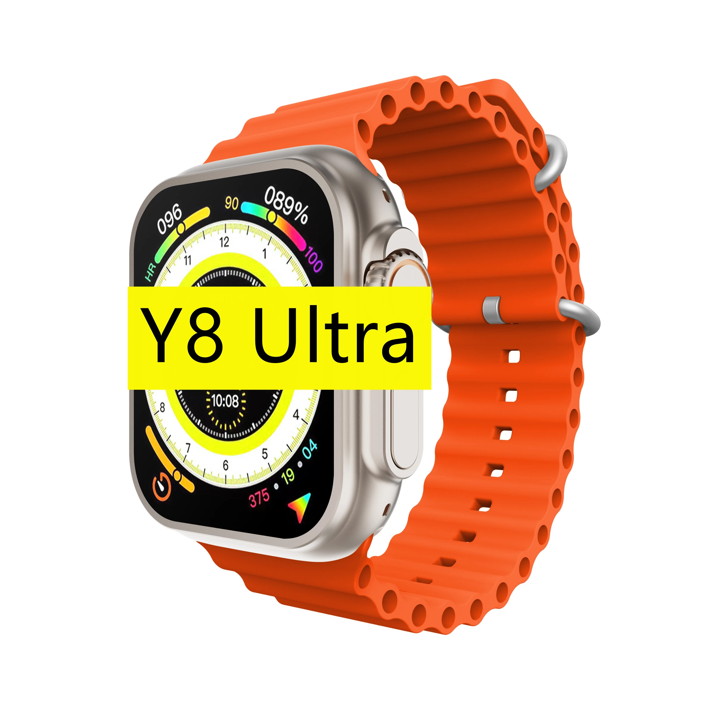 OEM Factory Y8 Ultra Smart Watch 2.1inch BT Call 49mm True Screw Buckle Series 8 Watch for Android ios NFC Smartwatch