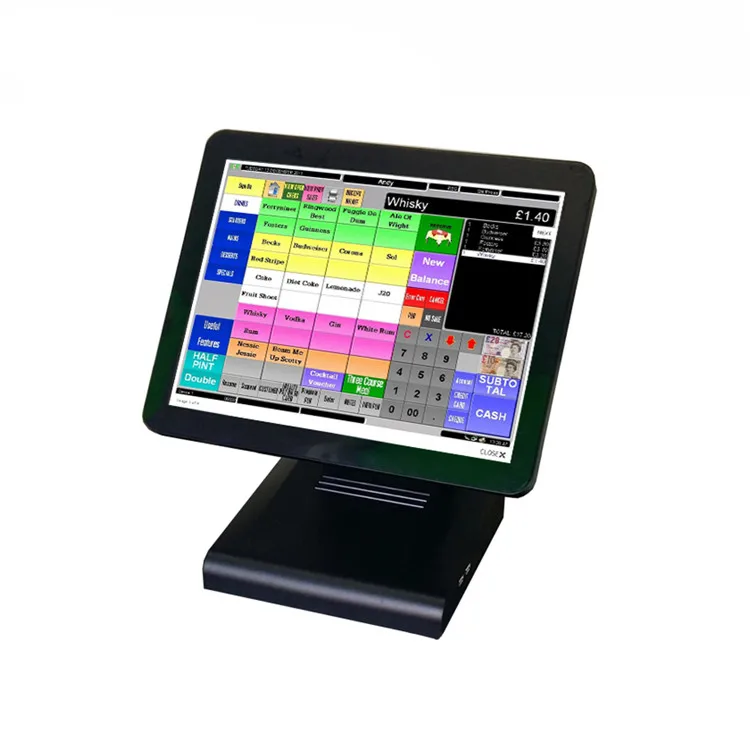 Супермаркет оптом Smart pos терминал 12/14/15/17 дюймов android tablet кассовый аппарат с сенсорным экраном системы msr