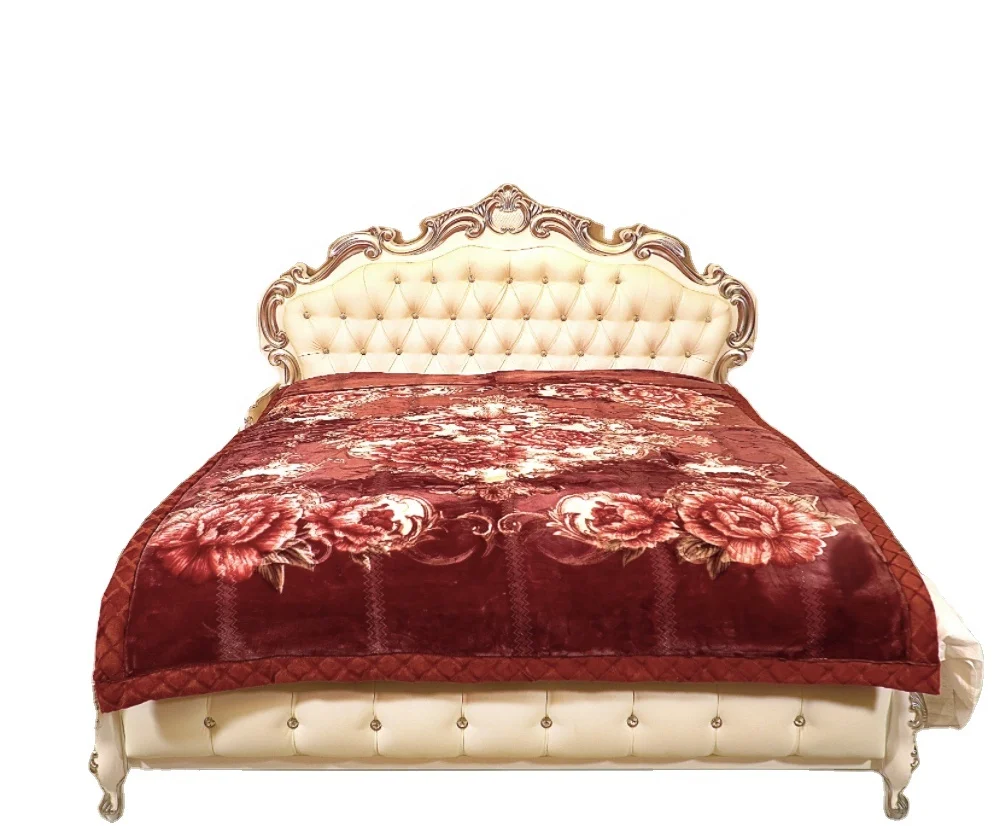 raschel mink blanket stock japan style manufacturer direct 100% Polyester sofa throw king size for horse