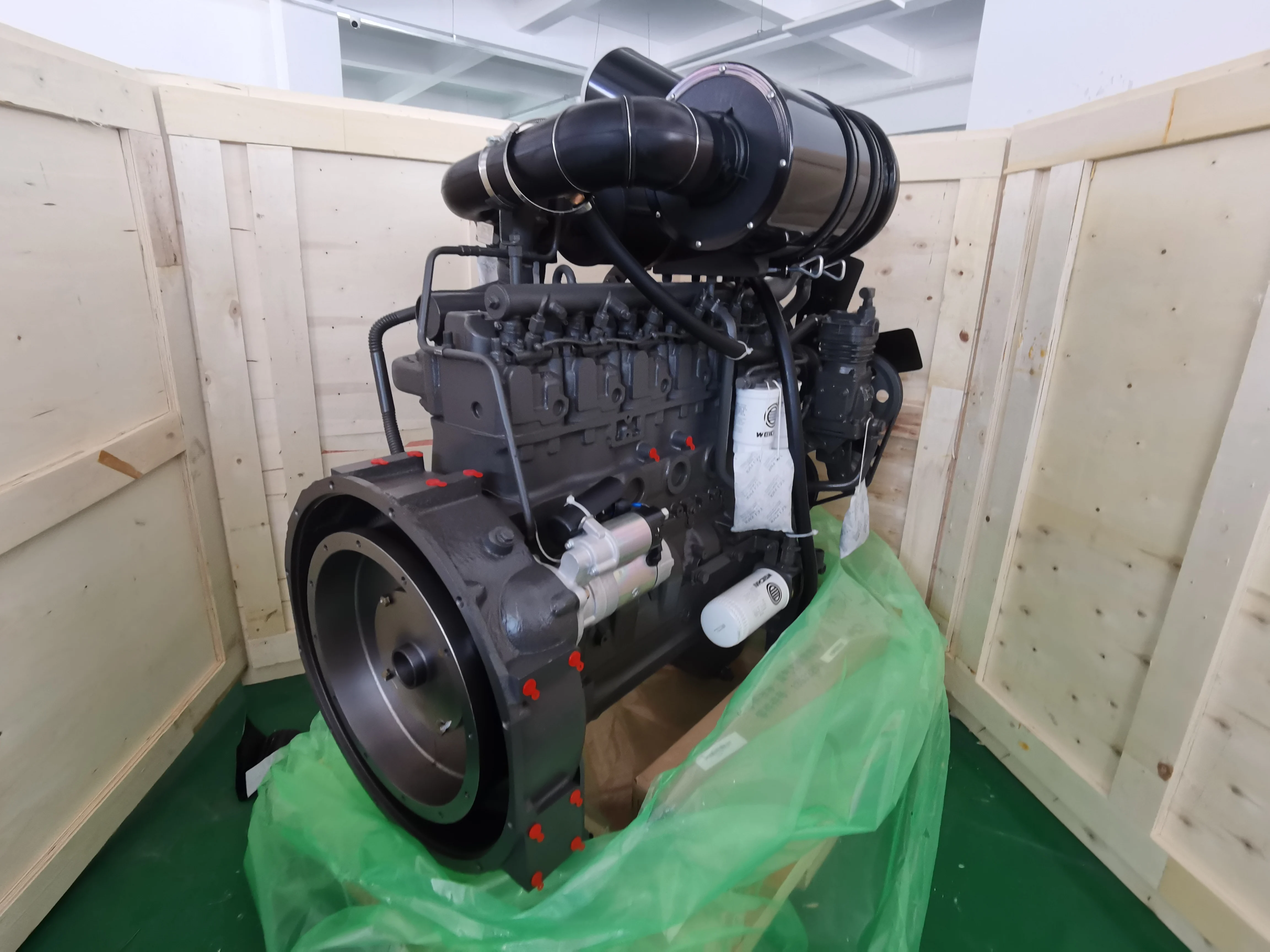 6 цилиндров 140 кВт 2000 об/мин Weichai WP6G190E301 двигатель для строительной техники