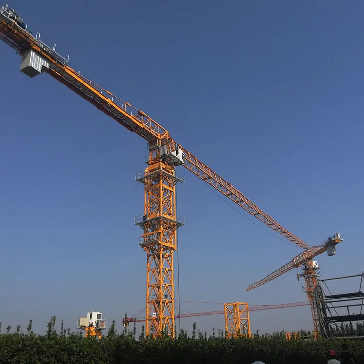 China Manufacture Construction Machinery 6Ton Flat Top Tower Crane