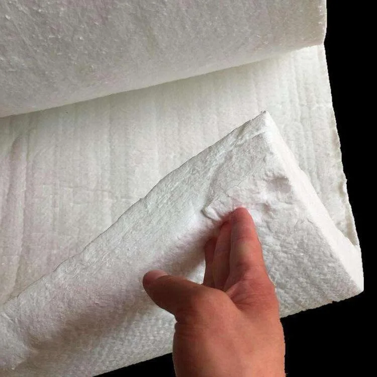 Thickened Thermal Insulation Cotton Aluminum Silicate Roll Felt Ceramic Fiber Blankets