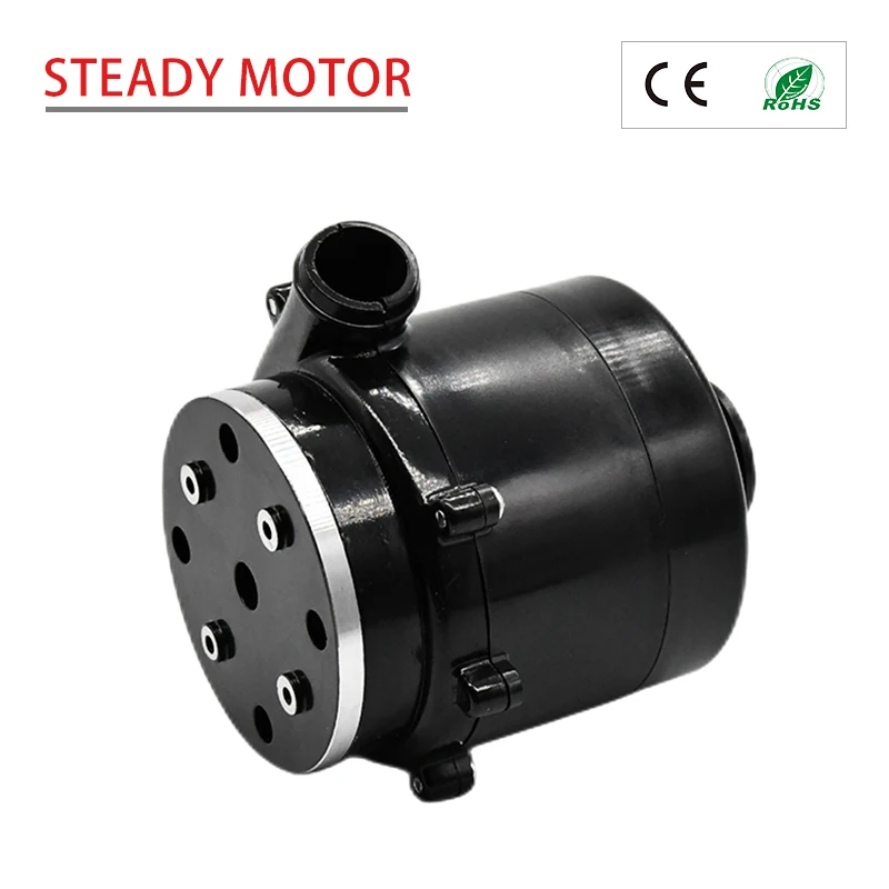 double vane high pressure airflow 24V Brushless DC  air blower for air sampler with controller