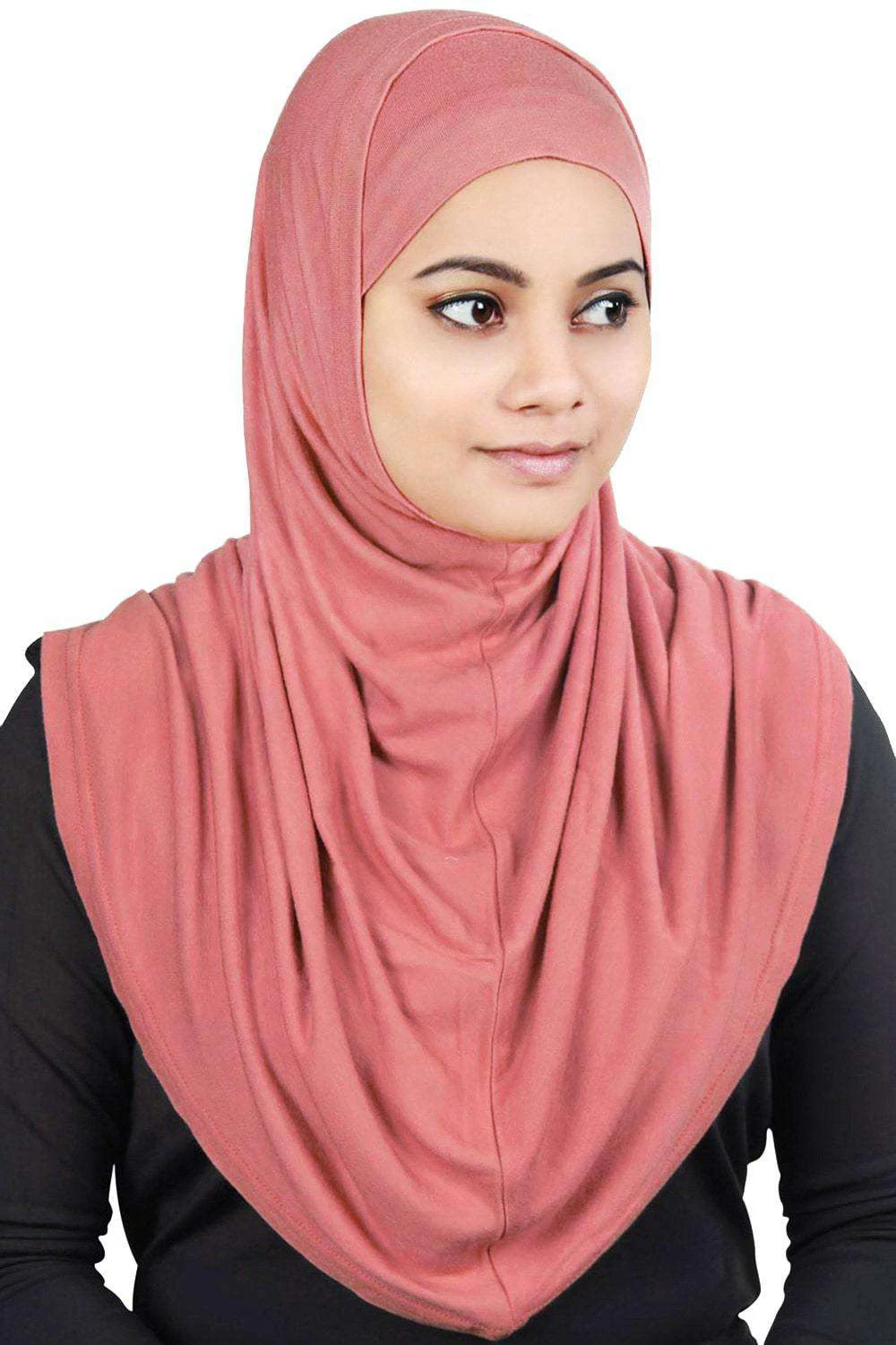 Yiwu furui InstantTwo Piece Set hijab Al amira Hijab для мусульманских женщин этнические шарфы шали Аксессуары