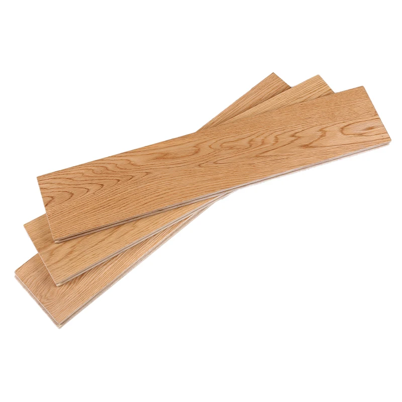 cheap three layers of 100% European white solid wood oak parquet indoor wood flooring 18mm prices engineered pure