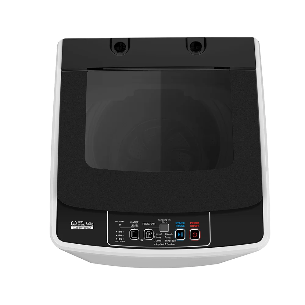 WEILI Factory Outlet OEM or ODM 8KG Appliances Auto Top Loading Single Tub Washing Machine Pulsator
