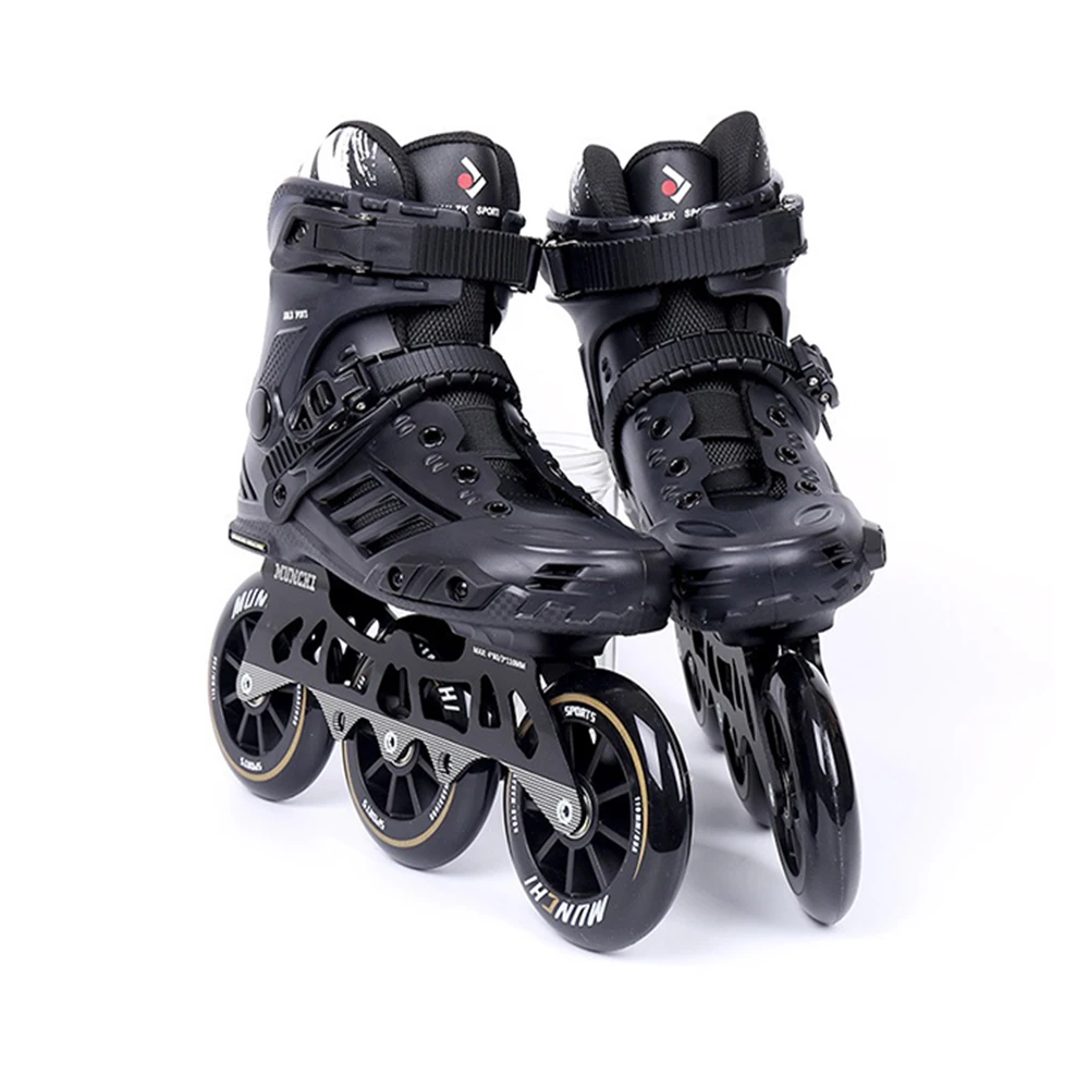 Professional Wholesale Slalom Freestyle Roller Skates Big 3 Wheel Inline Skates For Adults