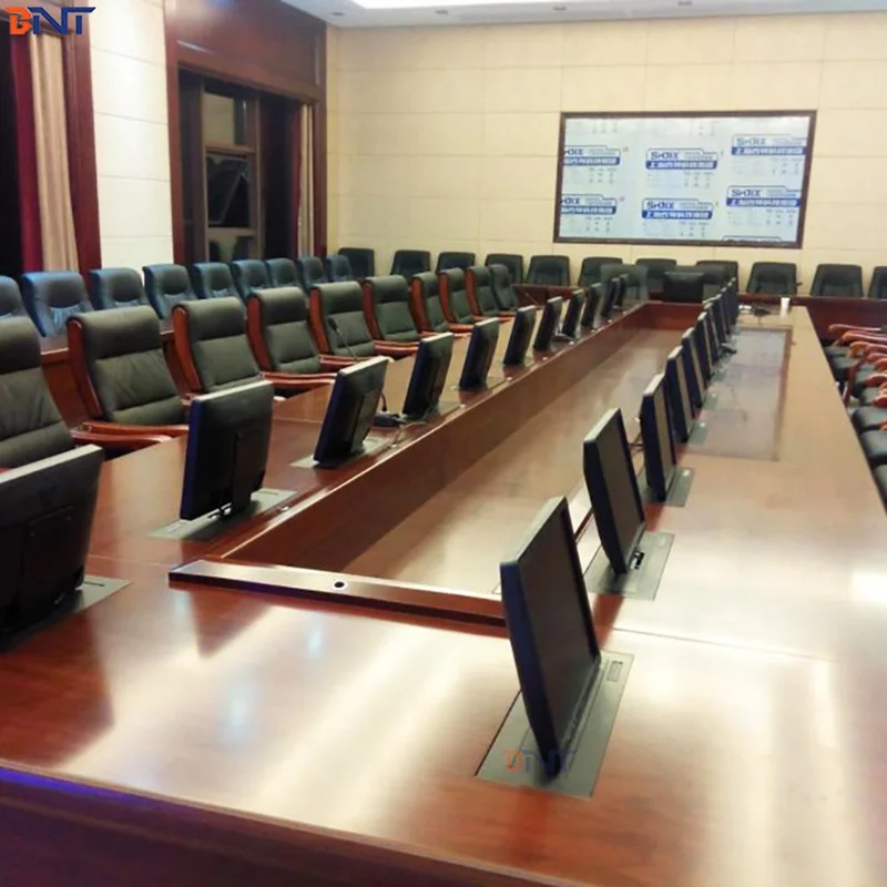 BNT 17 дюймовый ЖК-монитор формирователь тела для конференц-системы моторизованный всплывающее телевизора