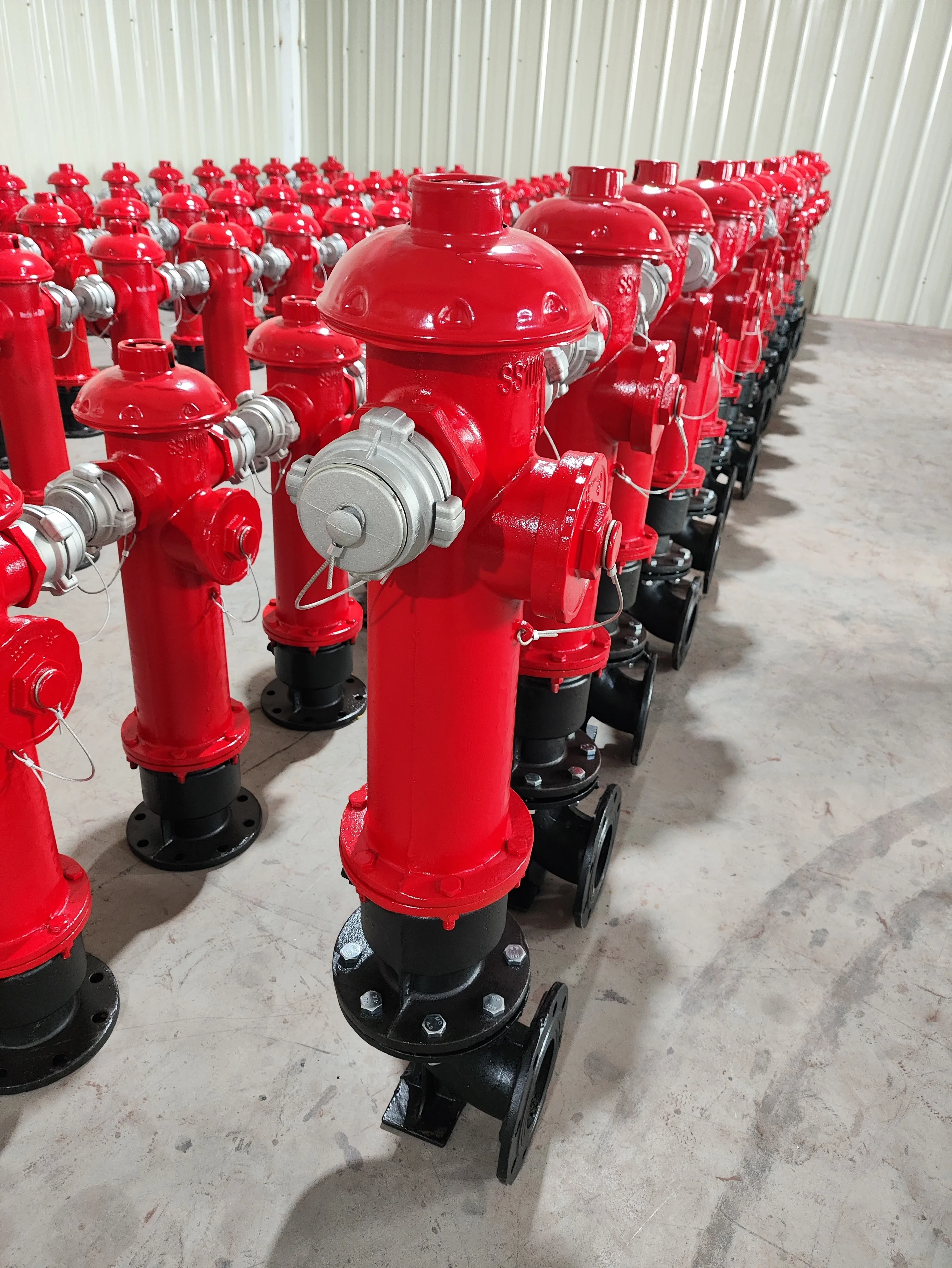 BaiChuan Outdoor 2 Way Dry barrel anti-collision pressure regulating multifunctional combination Ductile Cast Iron  fire hydrant