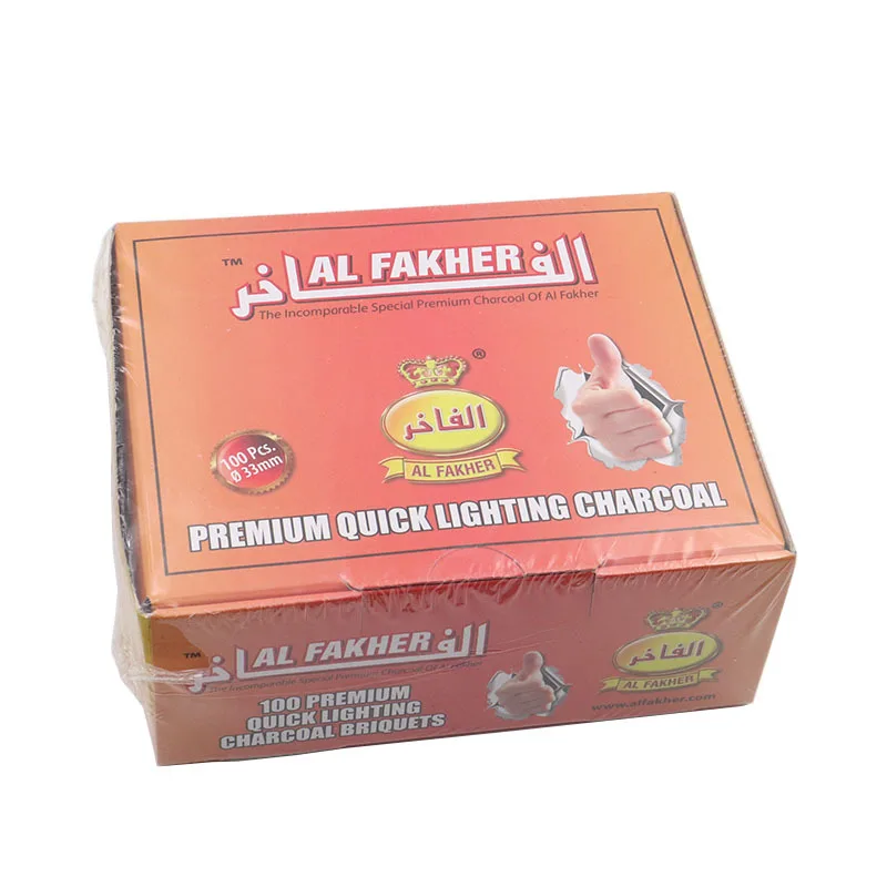 Superior Odorless Fast Ignition Fruit Wood Coconut Shell Machine-made Round Charcoal for Hookah in Smoking