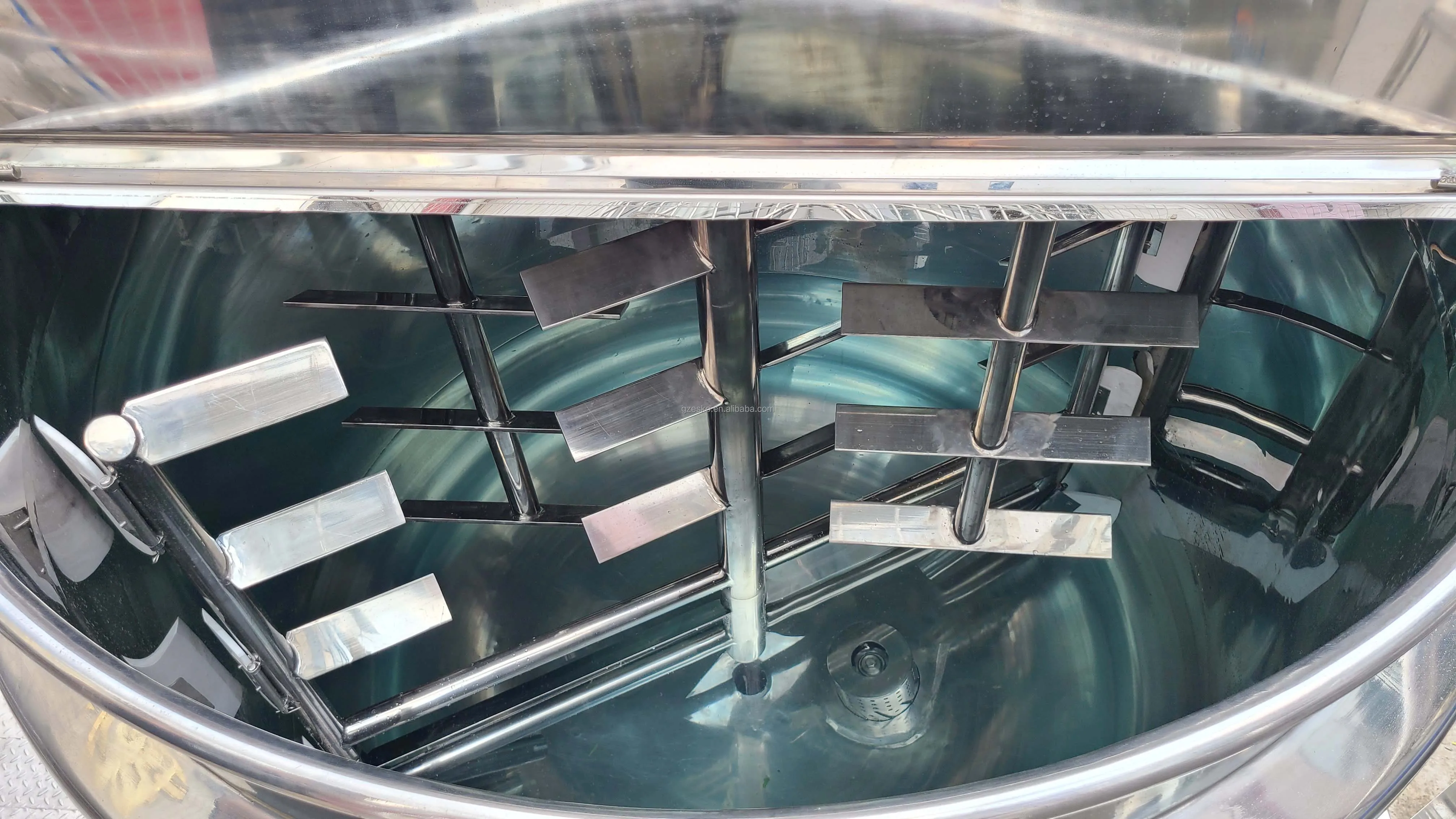 ESKO Cosmetic Hair Shampoo Making Machine Detergent Liquid Soap Mixer Homogenizer Mixing Tank