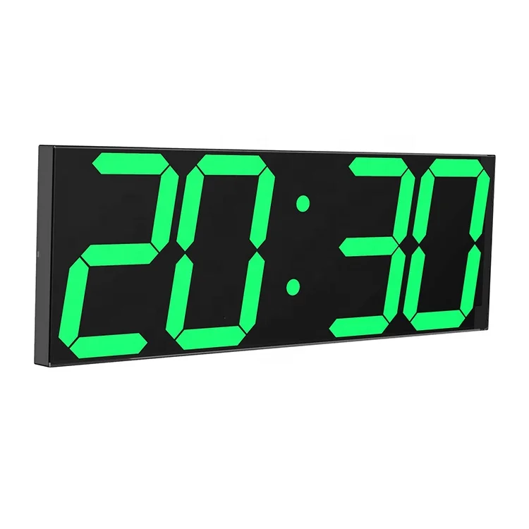 Wholesale 4 digits 6 Inch Large Display LED Digital Alarm Wall mounted Clock Countdown Timer with Buzzer