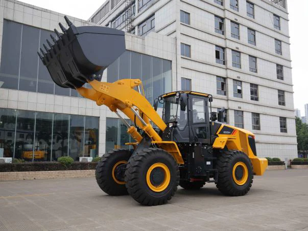 Chinese Factory 5 Ton Wheel Loader Front Loader CLG855H for Sale