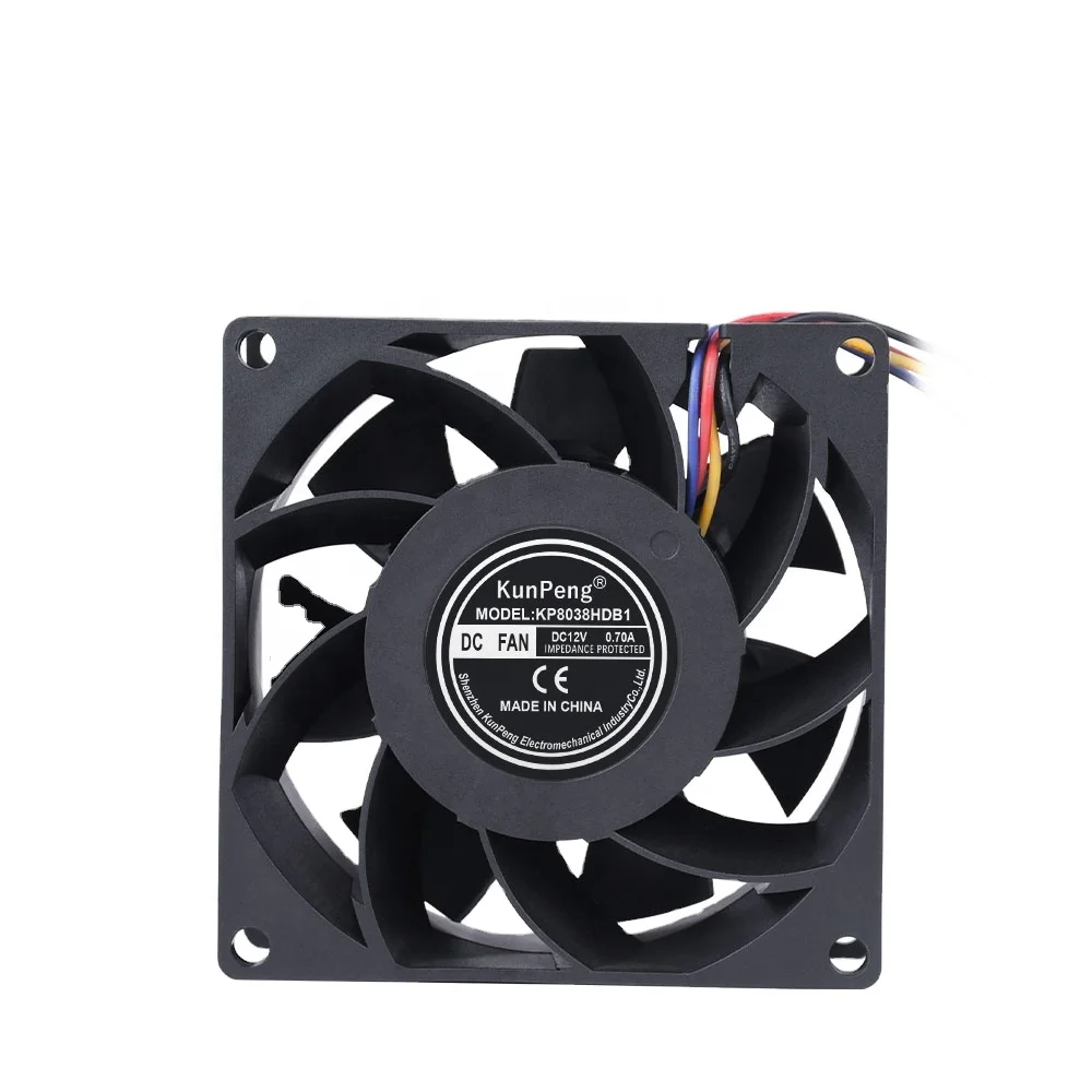 SpeedComfort Axial Flow 8x8x3.8CM 8CM 12V 24V 48V 80mm 80x80x38mm 8038 Brushless Dc Cooling Fan