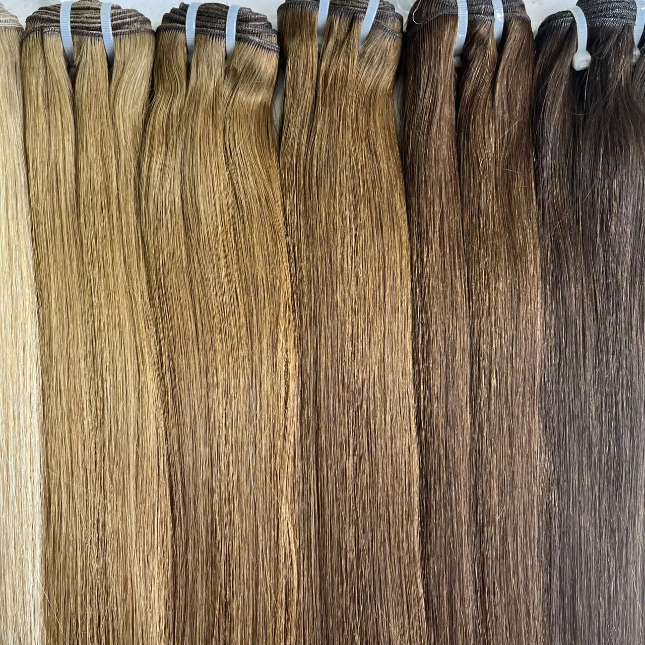 Ombre natural ratio Human Hair weft bundles 100%  human hair dark root bundle weave extensions