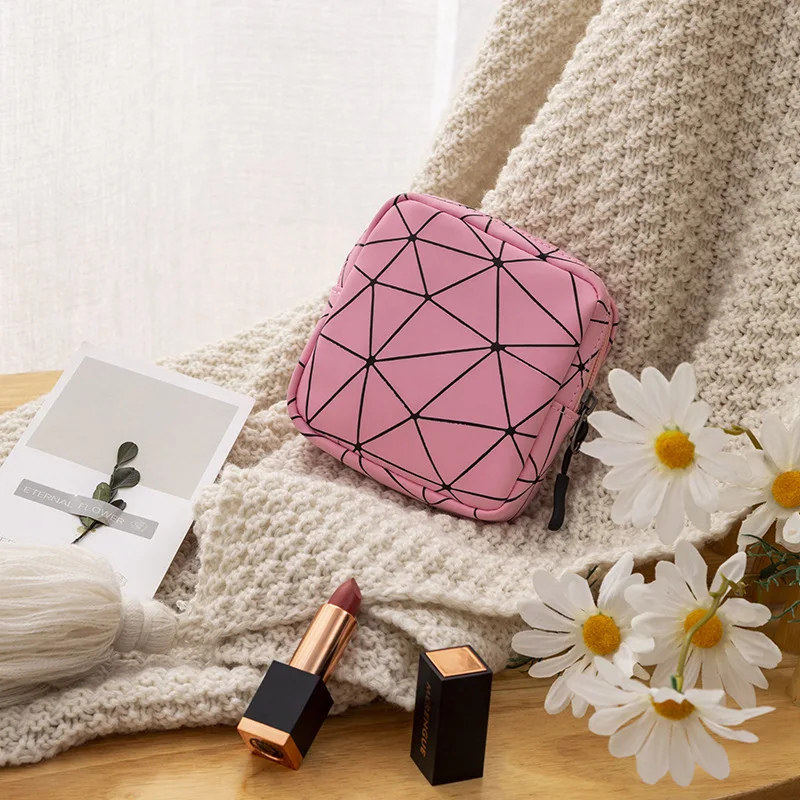 Custom Small Eco Friendly Blank Gold Zipper Make Up Pouch Recycled Plain Cotton Canvas Makeup Cosmetic Bag With Personal Logo