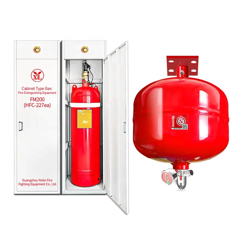 FM200 газовый компактный 100L система пожаротушения с огнетушителем заправка машины
