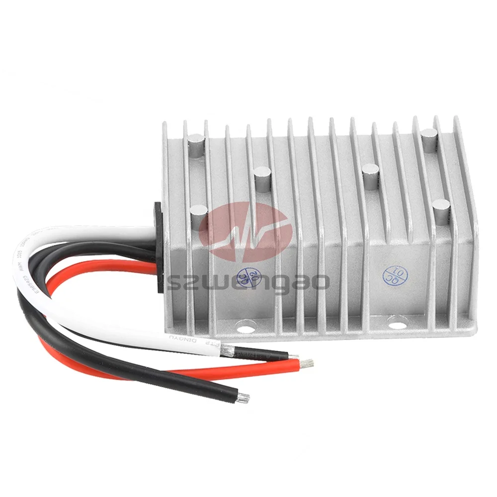 Waterproof IP67 Buck Converter DC-DC 12V/24V to 5V 40A 50A 200W 250W  Step Down Adjustable Power Module