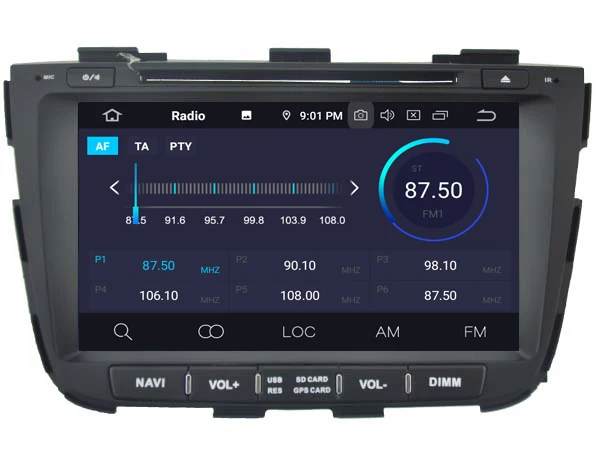 NEWNAVI 8 inch touch screen car stereo Android 10.0 built in GPS/WIFI multifunctional 2 din car dvd player for KIA SORENTO 2013