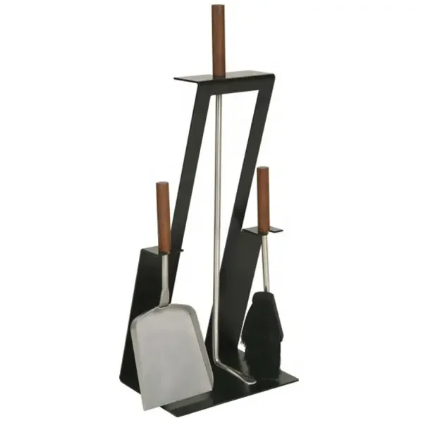 3 шт. черный включая держатель для каминных инструментов набор аксессуаров