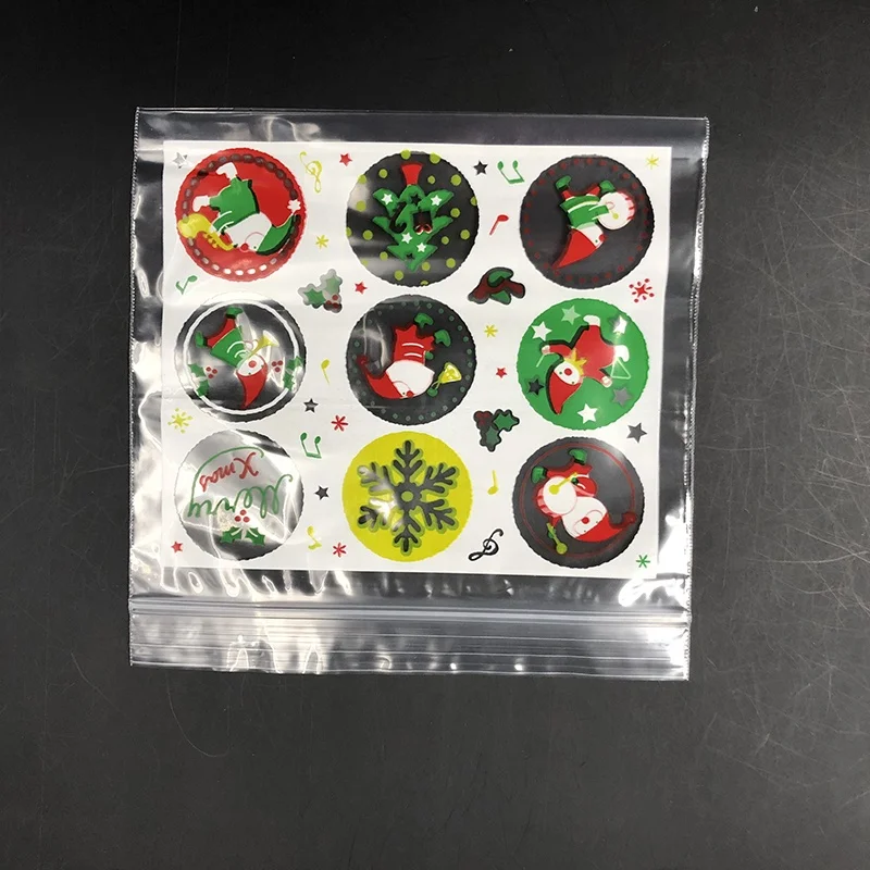 Customized transparent ziplock plastic bag FDA food grade virgin material LDPE ziplock bag